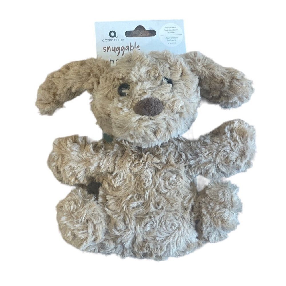 Armoa Home Snuggable Hottie Mini Puppy Dog Lavender Warming Plush 9in - NEW